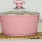 Bonera Seramik 18 Cm Derin Tencere Pembe