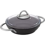 Bonera Siyah 20 cm Granit Pro Plus Siyah Çift Kulplu Omlet Tavası