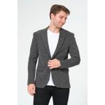 Bonesti Erkek Slim Fit Blazer Ceket Antrasit - Antrasit - Beyaz - 56 - 6 Drop