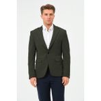 Bonesti Erkek Slim Fit Blazer Ceket Haki - 52 - 6 Drop