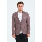 Bonesti Erkek Slim Fit Blazer Ceket Kiremit - 48 - 6 Drop