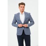 Bonesti Erkek Slim Fit Blazer Ceket Mavi - 46 - 6 Drop