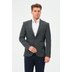 Bonesti Erkek Slim Fit Likralı Blazer Ceket Antrasit - 54 - 6 Drop