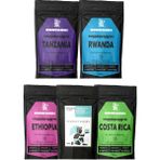 Bongardi Coffee 5X200 Gram Tanzanya Ruanda Kosta Rika Etiyopya Perfect Blend Kahve Seti - 1 kg - Çekirdek (Öğütülmemiş)