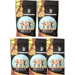 Bongardi Coffee Meksika Yöresel Blend Kahve Seti 5X200G (Çekirdek Veya Öğütülmüş Seçilebilir) - Öğütülmüş Filtre Kahve - 1 kg
