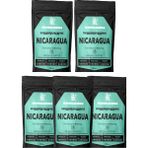 Bongardi Coffee Nicaragua Yöresel Single Orjin Nitelikli Kahve Seti 5X200G (Çekirdek Veya Öğütülmüş Seçilebilir) - Öğütülmüş Filtre Kahve - 1 kg