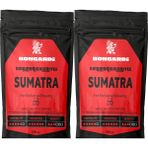 Bongardi Coffee Sumatra Single Orjin Yöresel Nitelikli Kahve Seti 2X200G (Çekirdek Veya Öğütülmüş Seçilebilir) - Öğütülmüş Filtre Kahve