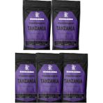 Bongardi Coffee Tanzanya Yöresel Single Orjin Nitelikli Kahve 5X200G (Çekirdek Veya Öğütülmüş Seçilebilir) - Öğütülmüş Filtre Kahve - 1 kg