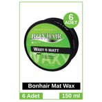 Bonhair Wax Matt 150 Ml 6 Adet
