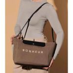 Bonheur Clutch ve Omuz Çantası - Kahverengi