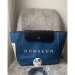 Bonheur Clutch ve Omuz Çantası - Lacivert