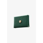 Bonheur Dark Green Deri Kartlık