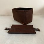 Bonheur Küçük Boy (S) Tote Bag Fermuarlı Çanta Içi Düzenleyici, Çanta Içi Organizer - Kahverengi