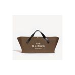 Bonheur N°2 Baguette Kanvas Çanta- Mocha Crem