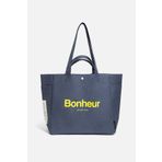 Bonheur N°4 Kanvas Çanta- Blue Jean