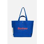 Bonheur N°4 Kanvas Çanta- Ocean Blue