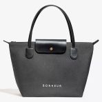 Bonheur N°7 Kanvas Çanta- Denim Gray