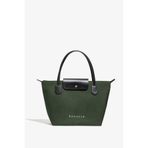 Bonheur N°7 Kanvas Çanta- Pine Green