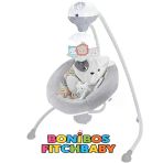 Bonibos Fitch Baby Dönerli Elektrikli Salincak Ana Kucağı / Elephant gray