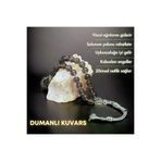 Bonicce doğaltaştesbih4 Dumanlı Kuvars Taşı Gerçek Doğal Taş Tesbih