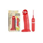 Bonilove 10 Farklı Titreşim Gücüne Sahip 15 Cm Pembe Jel Vibratör