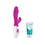 Bonilove 10 Modlu Özel Klitoris ve Rabbit Titreşimli Vibratör+Jel