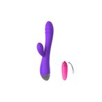 Bonilove 10 Modlu Titreşimli G-Spot ve Klitoris Özel Mor Vibratör+Mini Vibratör