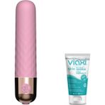 Bonilove 10 Modlu Titreşimli USB Şarjlı Mini Vibratör+Jel