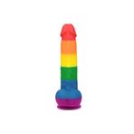 Bonilove 2 Bölgede Kullanılabilen Silikon 23 Cm Realistik Yapay Penis Dildo