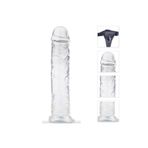Bonilove Anal Ve Vajinal Kullanılabilen 17 Cm Belden Bağlamalı Jel Realistik Dildo