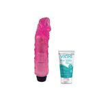 Bonilove Ayarlanabilir Titreşimli Vibratör 22 Cm Ve Kayganlaştırıcı Jel