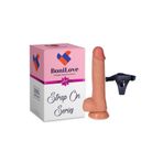 Bonilove Çift Katmanlı Ultra Yumuşak 22 Cm Strap On Dildo