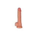 Bonilove Damarlı Özel Dokulu Çift Katmanlı 22 Cm Realistik Penis Dildo