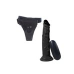 Bonilove Dildo 19 Cm Titreşimli Belden Bağlamalı Realistik