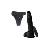 Bonilove Dildo 21 Cm Titreşimli Belden Bağlamalı Realistik Penis