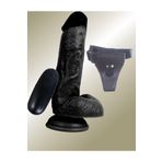 Bonilove Dildo 5 Cm 10 Modlu Belden Bağlamalı Titreşimli Realistik Penis