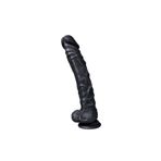 Bonilove Dildo Knight Realistik Dev Siyah Penis 25 Cm