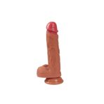 Bonilove Dildo Victor Titreşimli Ultra Yumuşak Belden Bağlamalı Penis 20 Cm