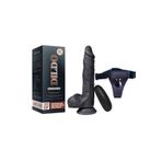 Bonilove Dildo Xyn 21 Cm 10 Modlu Titreşimli Belden Bağlamalı Realistik Penis