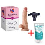 Bonilove Dünyaca Ünlü Marka Olan 17 Cm Realistik Penis Yapay Dildo+Jel