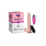 Bonilove Dünyaca Ünlü Marka Olan 21 Cm 10 Modlu Titreşimli Realistik Yapay Penis+Mini Vibratör