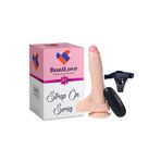 Bonilove Dünyaca Ünlü Marka Olan 21 Cm 10 Modlu Titreşimli Strap On Realistik Penis