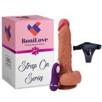 Bonilove Dünyaca Ünlü Marka Olan 22 Cm Realistik Yapay Penis Dildo