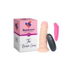 Bonilove Dvn Belden Bağlamalı Penis Kemerlerine Uyumlu Su Geçirmez Realistik Penis+Vibratör