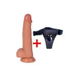 Bonilove Erotik Shop En Çok Satan Gerçekçi Et Dokusunda 22 Cm Kemerli Penis Strap On+Jel