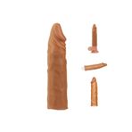 Bonilove Esnek Ve Bükülebilir Gerçek Ten Dokusunda Tasarlanmış 5 Cm Uzatmalı Penis Kılıfı