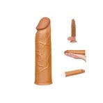 Bonilove Et Dokusunda Tasarlanmış Gerçek Damar Görünümlü 2.5 Cm Uzatmalı Kesilebilir Penis Kılıfı