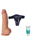 Bonilove Fantezilerinize Renk Katacak 23 Cm Realistik Penis Dildo+Jel