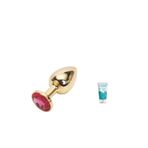 Bonilove Gold Metal Taşlı Büyük Boy Anal Tıkaç+Jel