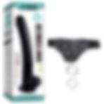 Bonilove Haydens Cock Gerçekçi Yumuşak Dokulu 31 cm Siyah Strap On Dildo